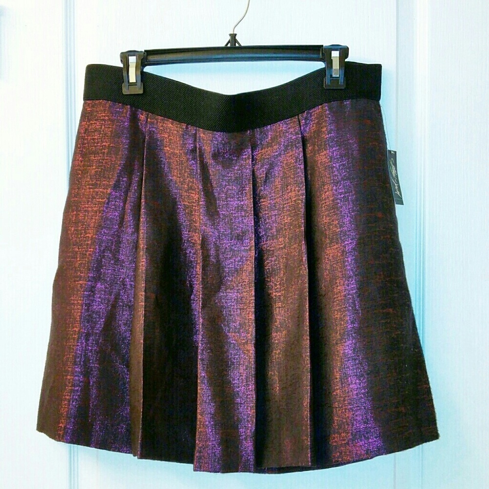 💎NWT Lord & Taylor Hot Pink and Black Skirt - Picture 6 of 6